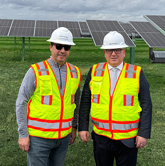 Sabancı Renewables Welcomes Houston Türkiye Consul General Ahmet Akıntı at Cutlass II